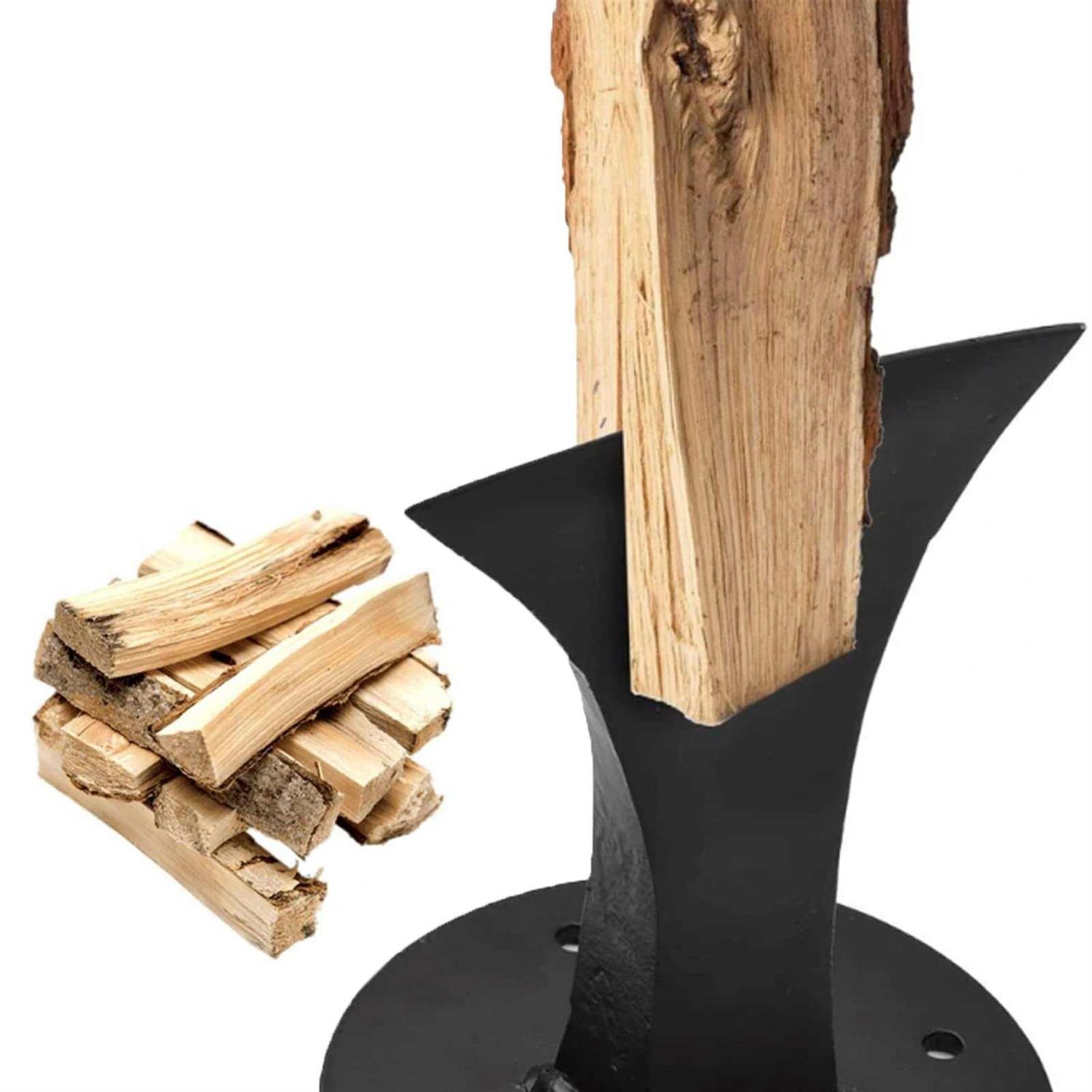 Pftjujudan Firewood Kindling Splitter for Wood Stove Fireplace and Fire Pits