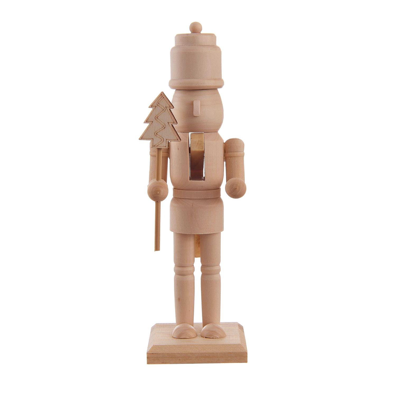 Unfinished Wood Nutcrackers Set by Make Market