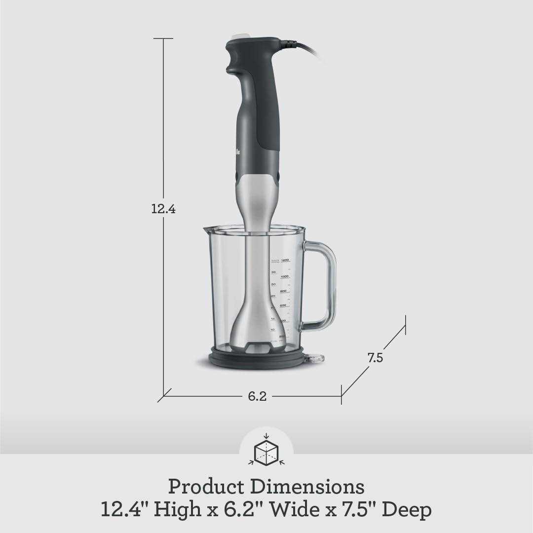 Breville Bsb510xl Control Grip Immersion Blender (Renewed)