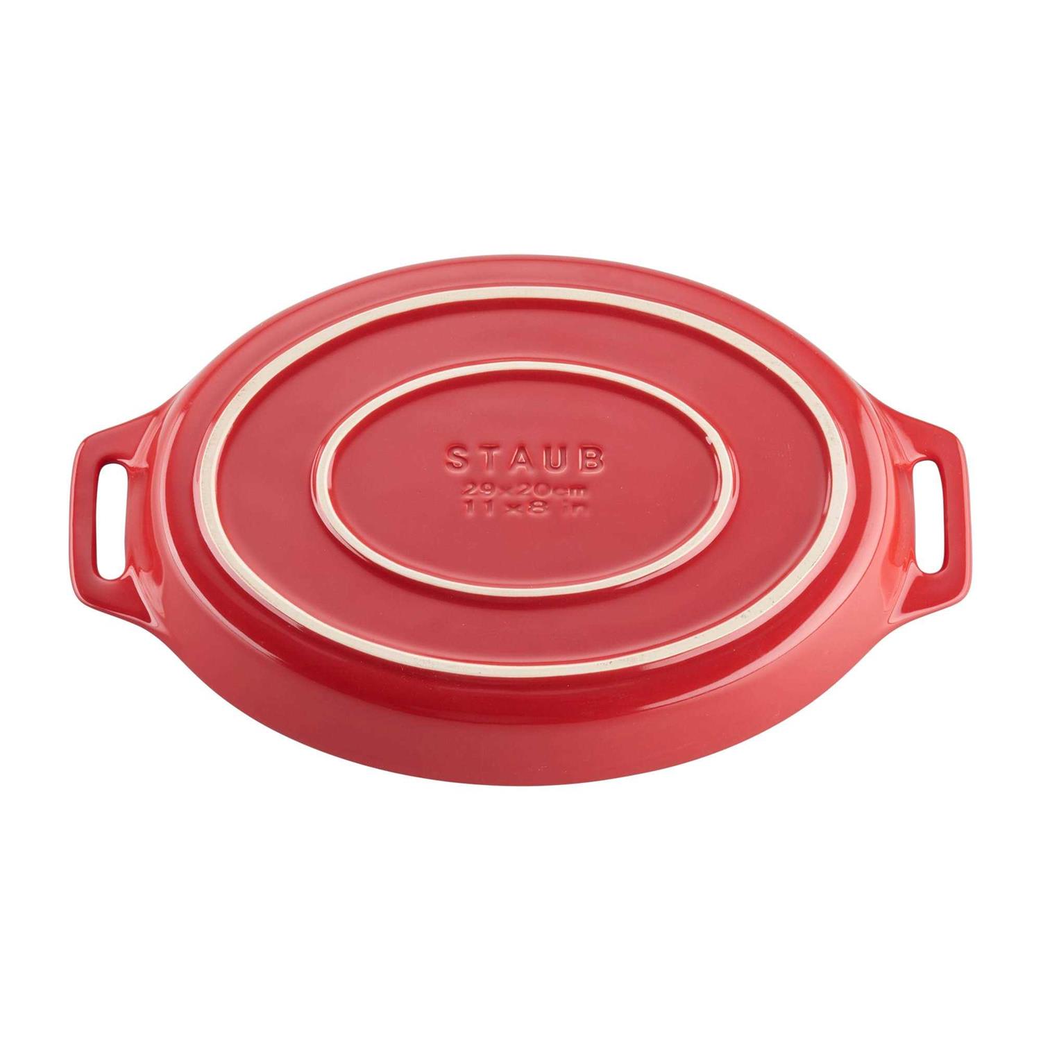 Staub 2-Piece Ceramic Oval Baking Dish Set