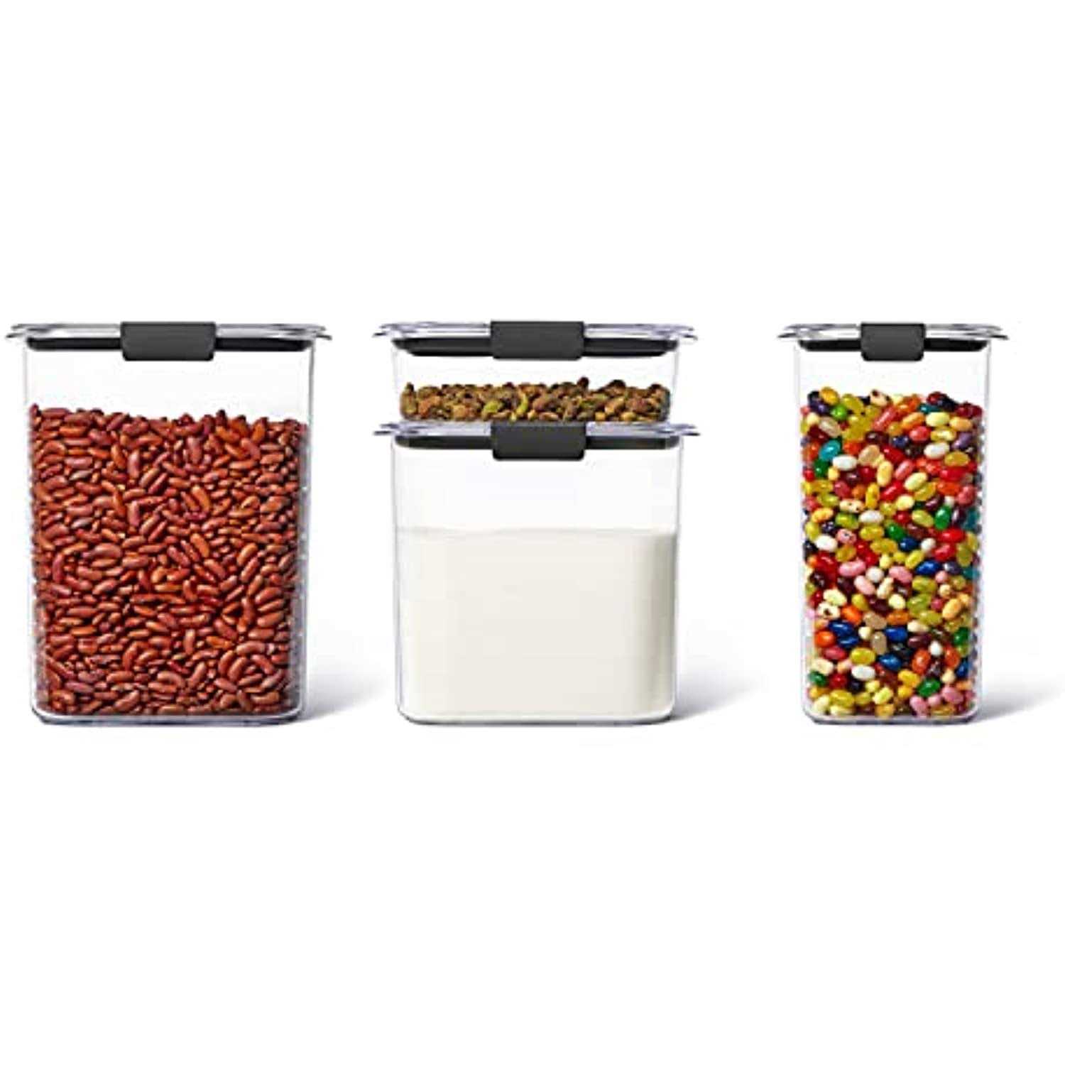Rubbermaid Brilliance 8-Piece Pantry Food Storage Container Set