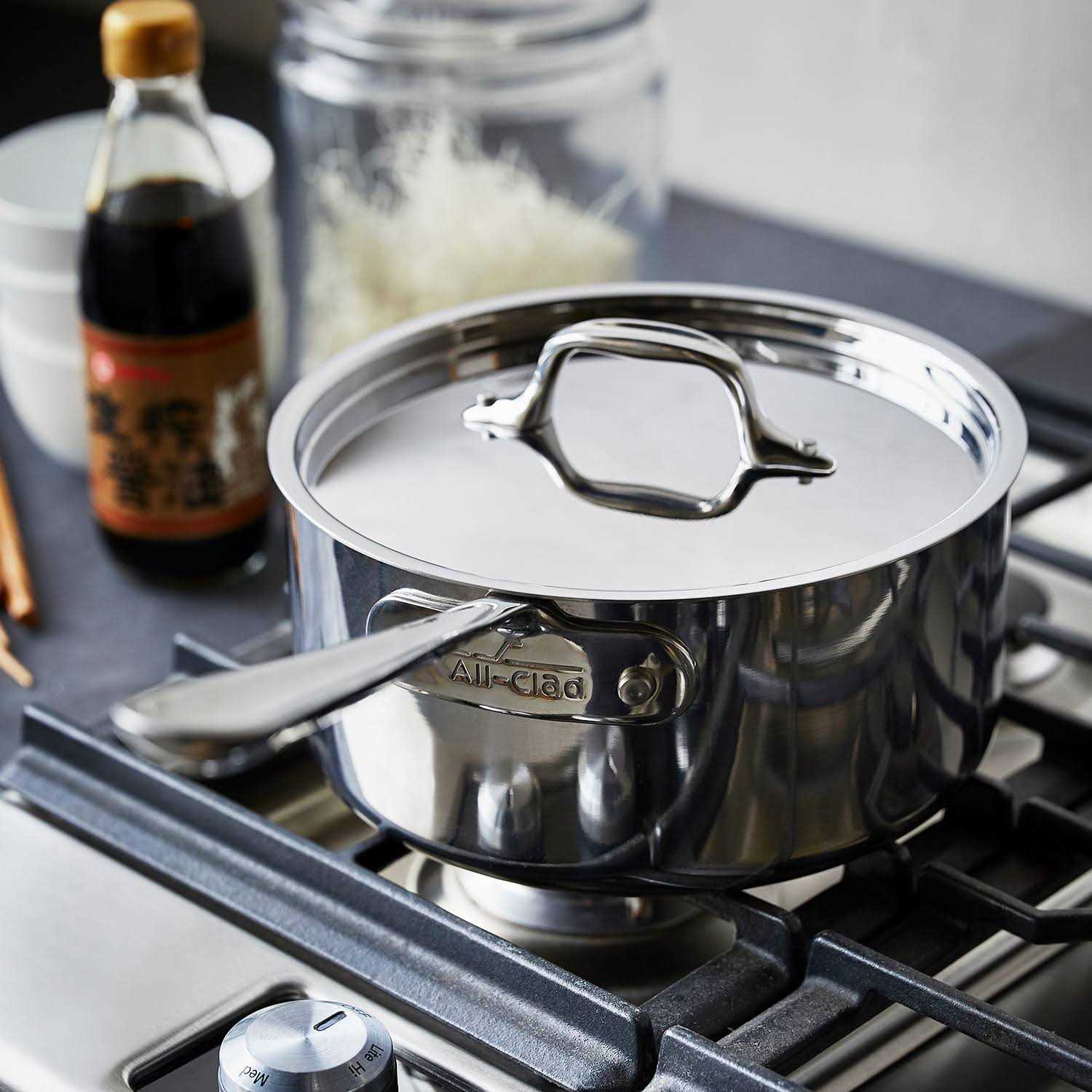 All-Clad D3 Stainless Steel Sauce Pan