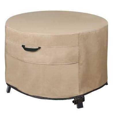Round Water Resistant Fire Pit Cover with 3 Year Warranty ULTCOVER