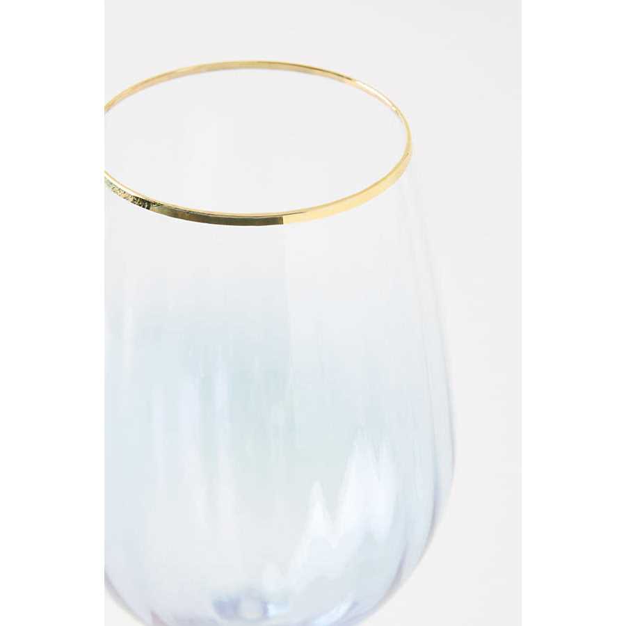 Waterfall Wine Glasses Set of 4 by Anthropologie