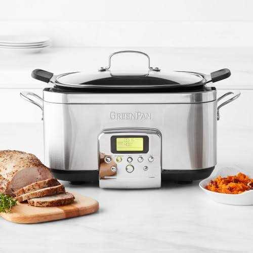GreenPan Premiere Stainless-Steel Slow Cooker