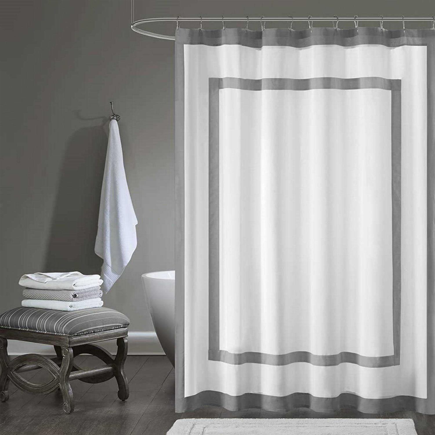 Madison Park Greyson Cotton Shower Curtain