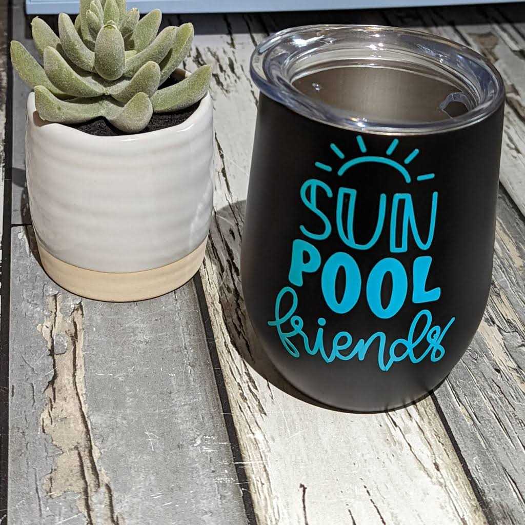 ArtMinds 12-Ounce Stainless Steel Wine Tumbler