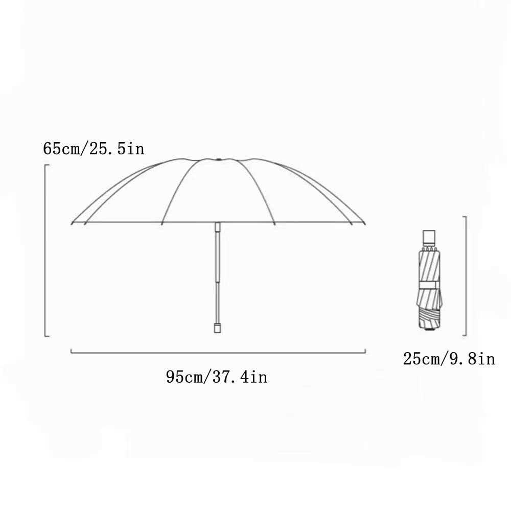 YAMHOHO Automatic Umbrella windproof travel Umbrella windproof small lightweight sturdy steel shaft mini folding and portable backpack car purse men and