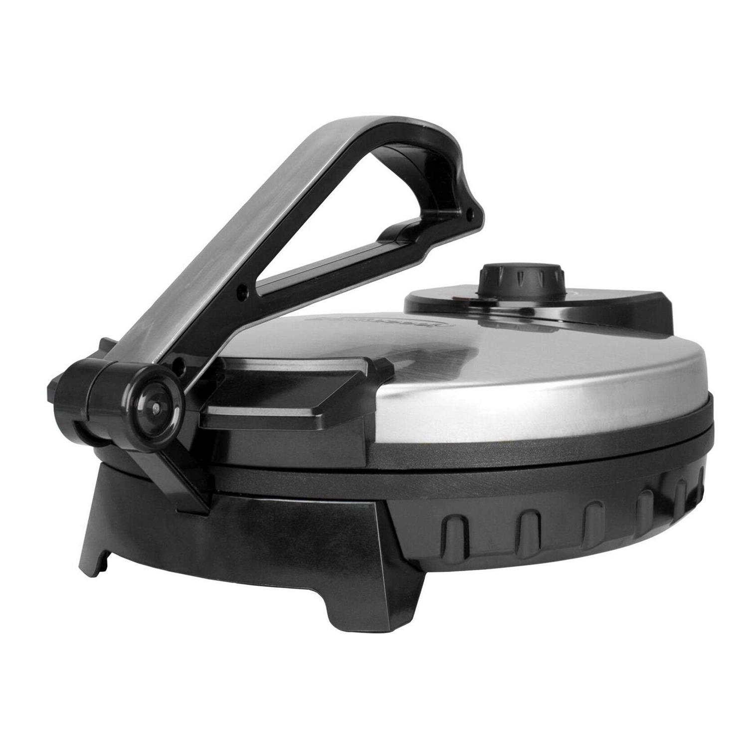 Brentwood 12 Inch Stainless Steel Nonstick Electric Tortilla Maker