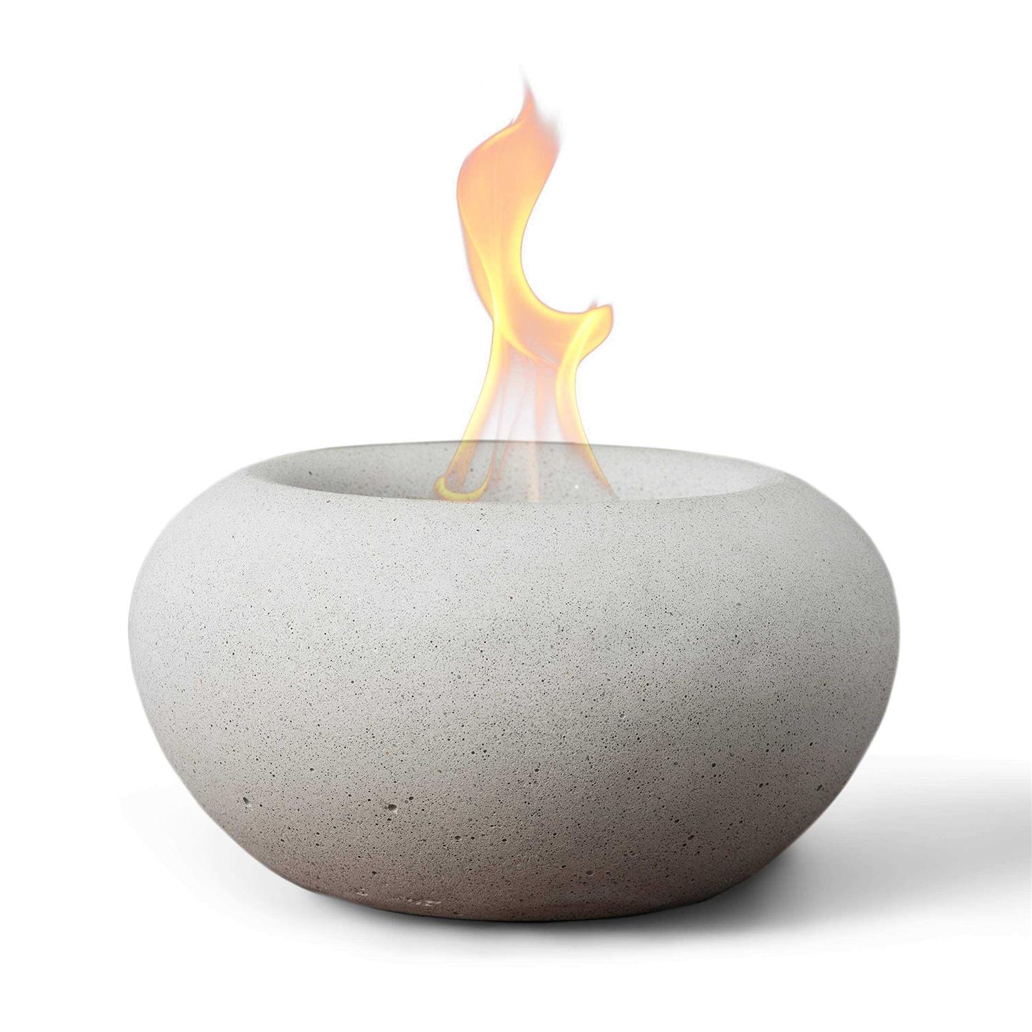 TerraFlame Concrete Stone Fire Bowl Table Top