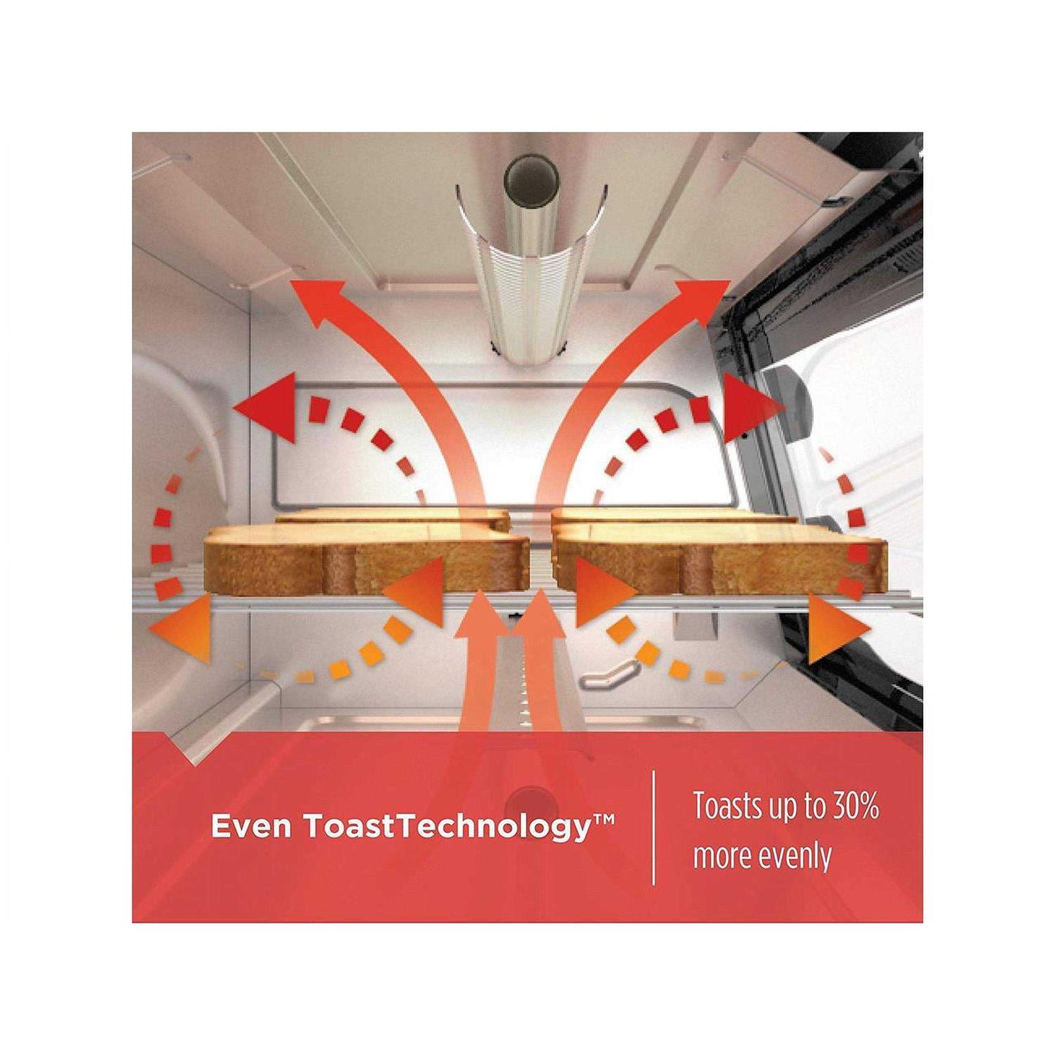 BLACK+DECKER TO1750SB 4-Slice Toaster Oven