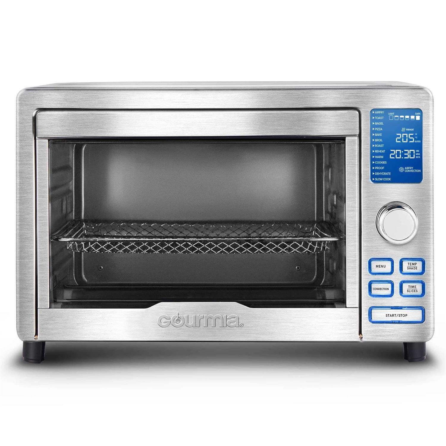 Gourmia Digital Stainless Steel Toaster Oven Air Fryer Silver