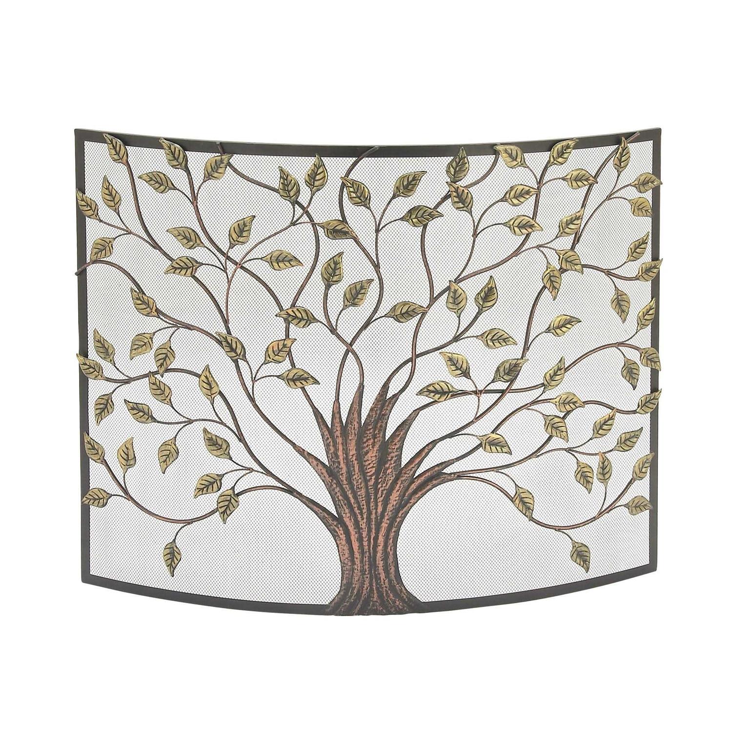 Monroe Lane Farmhouse Metal Fireplace Screen