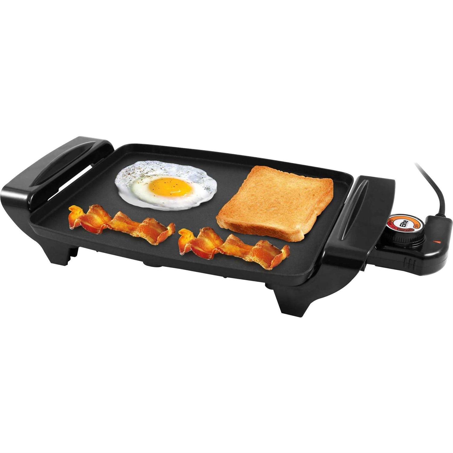 Elite Gourmet EGR2722A Electric Mini Griddle