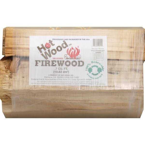 Hot Wood Re able Hard Natural Firewood