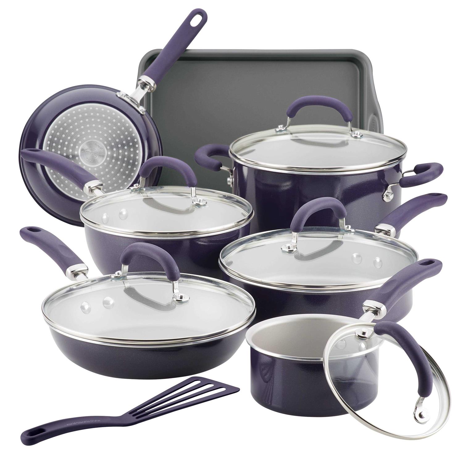 Rachael Ray 13 Create Delicious Aluminum Nonstick Cookware Set