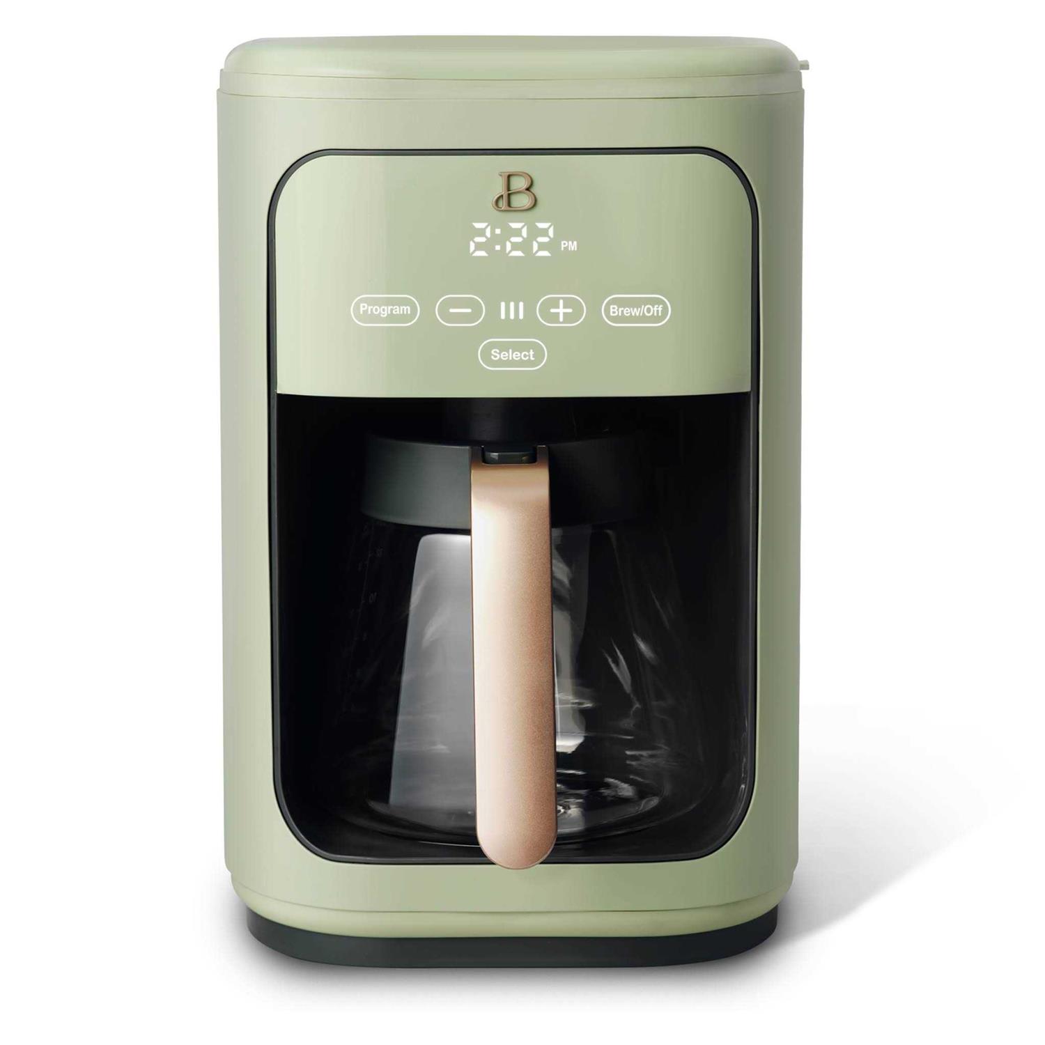 Beautiful 14-Cup Programmable Coffee Maker with Touch-Activated Display