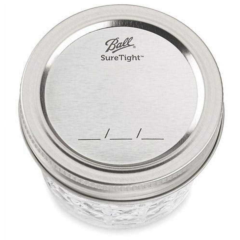 Ball Quilted Crystal Jelly Jars