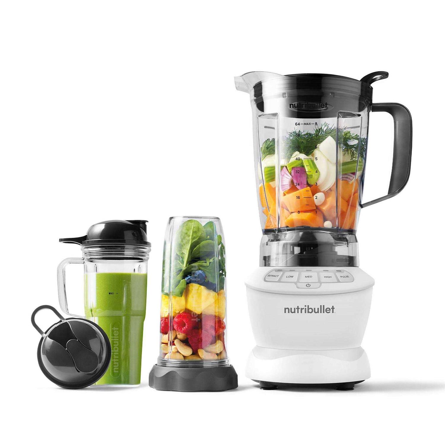 nutribullet Blender Full Size Combo 1200 Watt 640z NBF20500AW
