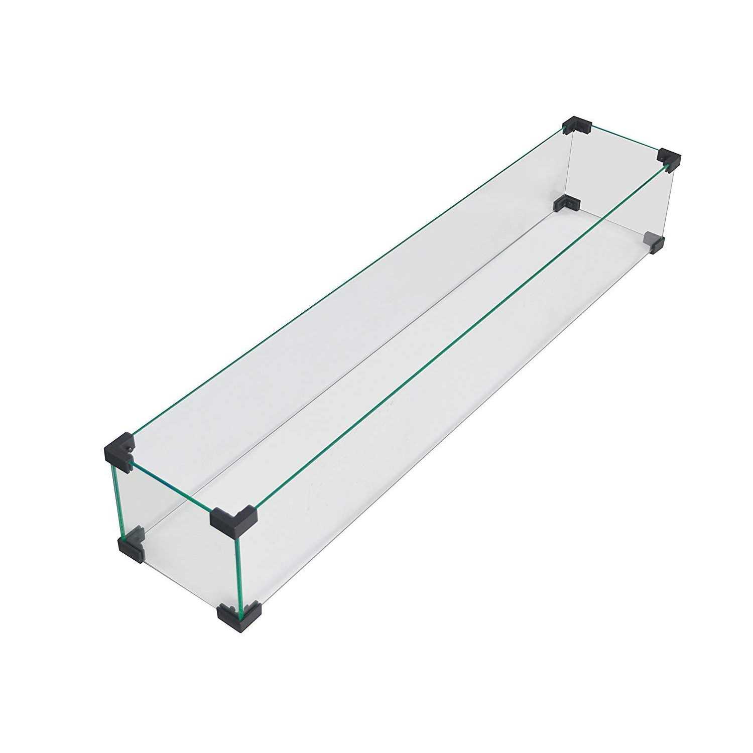 Legacy Heating Glass Wind Guard for Rectangular Fire Table