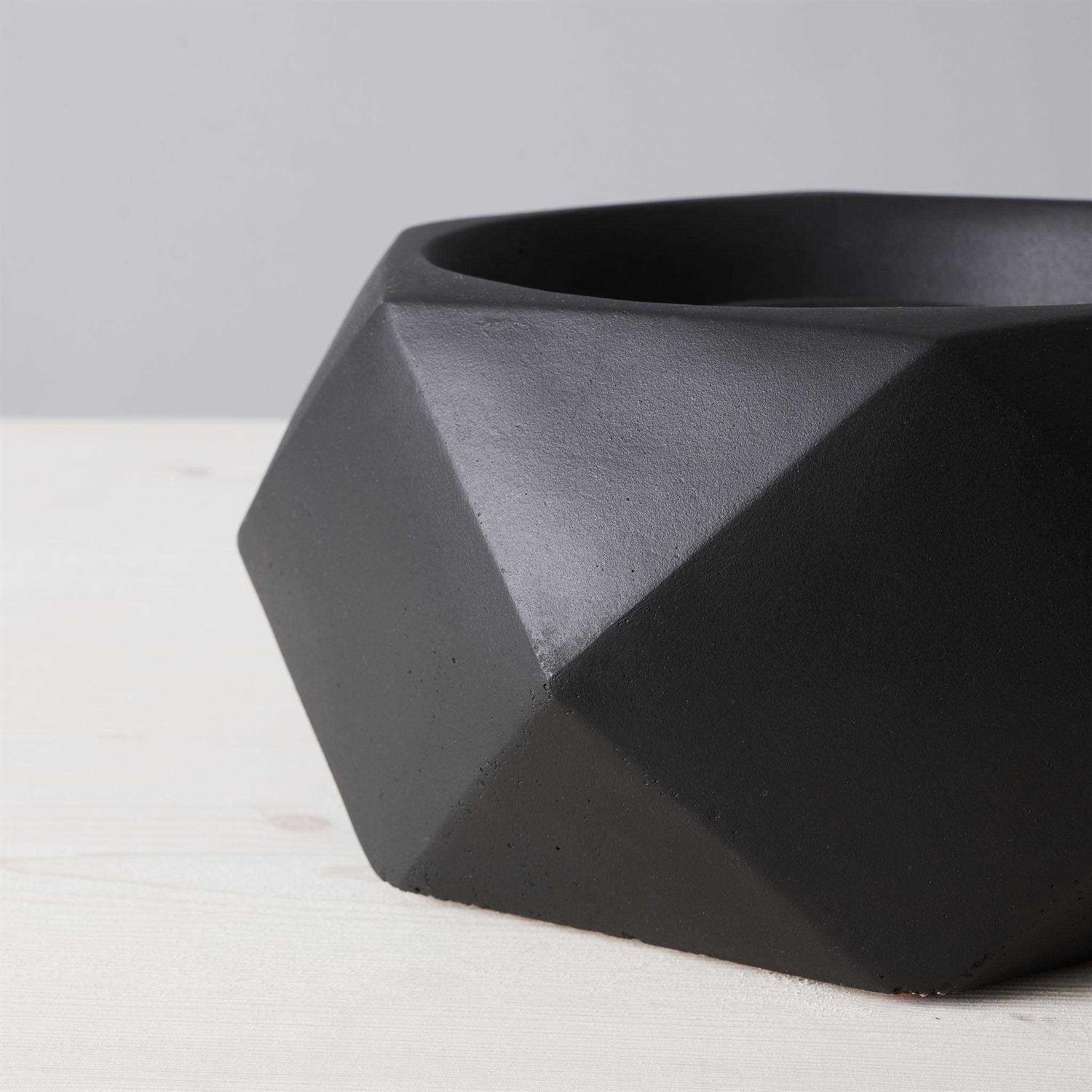 TerraFlame Concrete Geo Fire Bowl Table Top