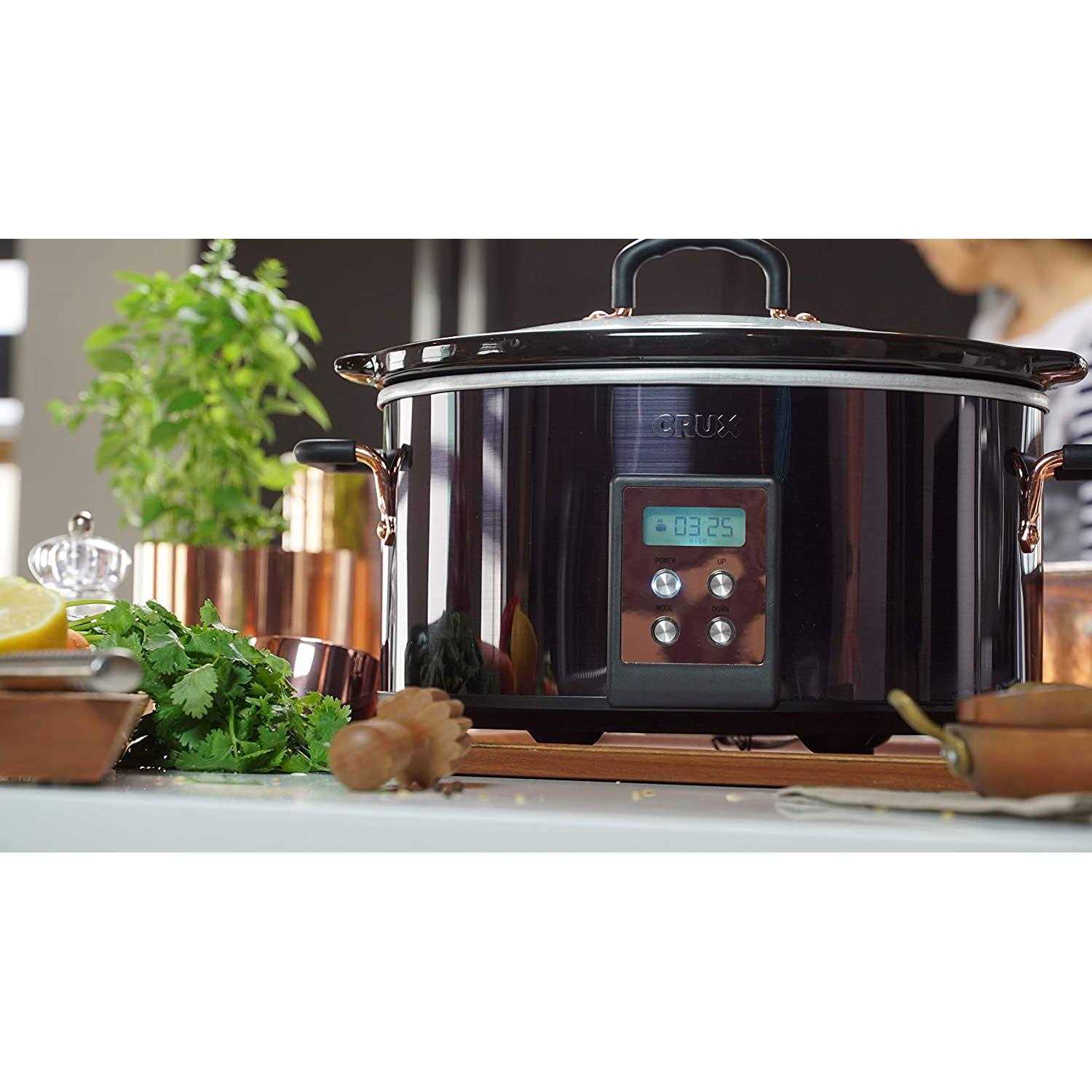 Crux 6-qt. Programmable Slow Cooker