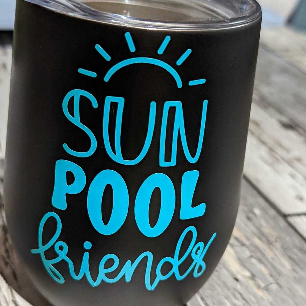 ArtMinds 12-Ounce Stainless Steel Wine Tumbler