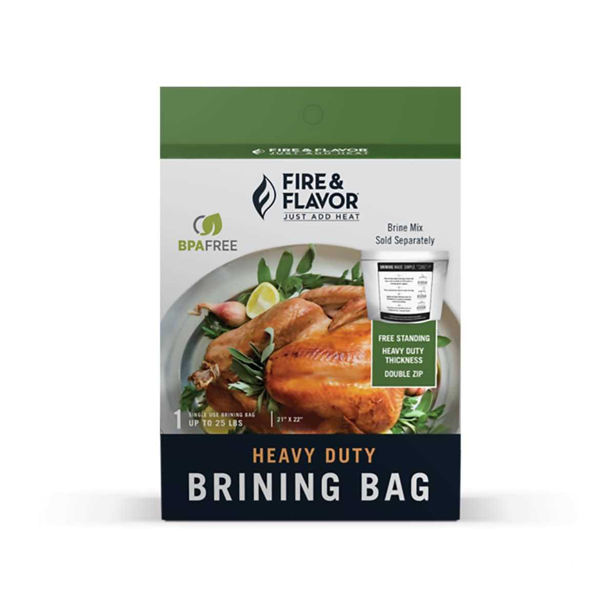 Fire & Flavor Turkey Perfect Brining Bag