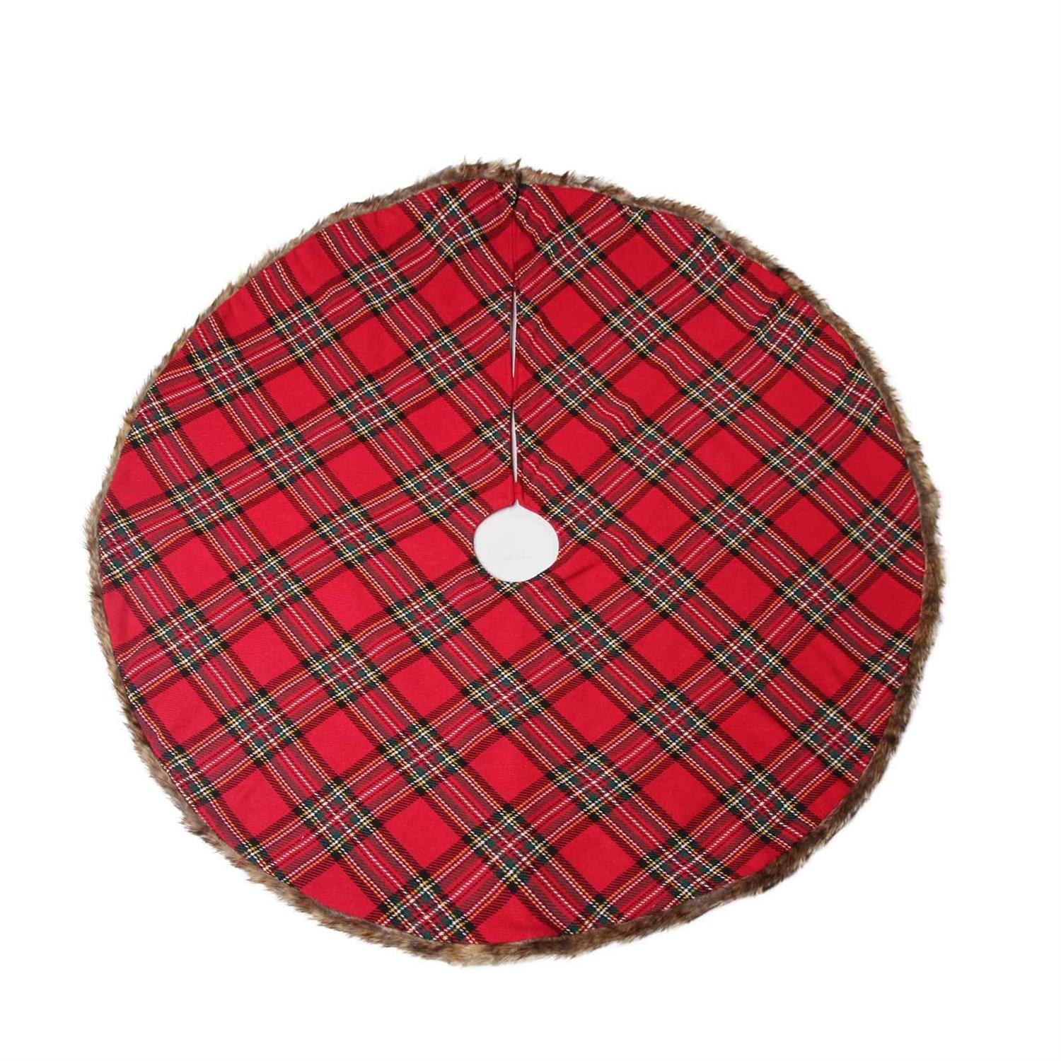 Plaid Tree Skirt by Ashland