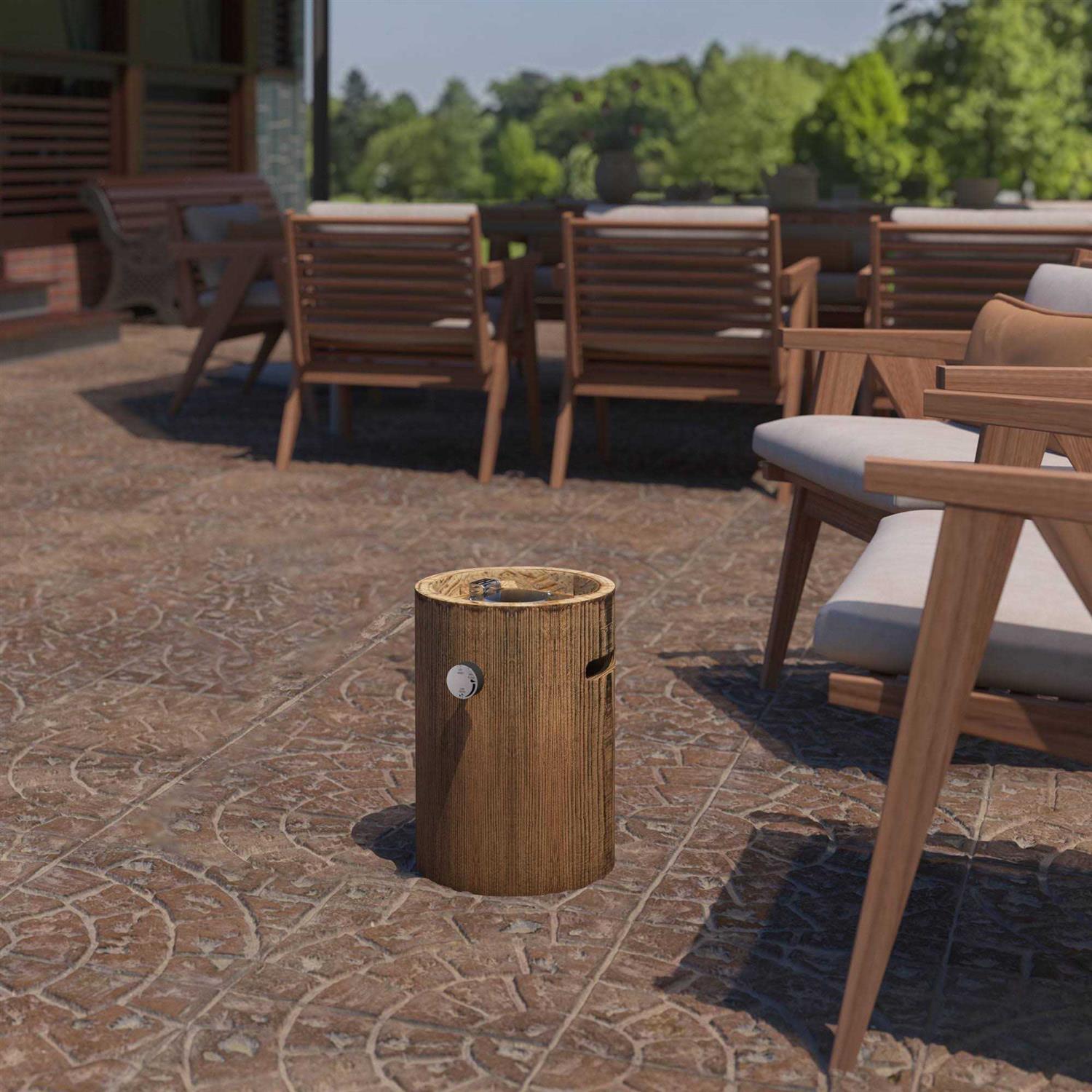 Mondawe Outdoor Propane Fire Pit 10 inch 10000 Btu