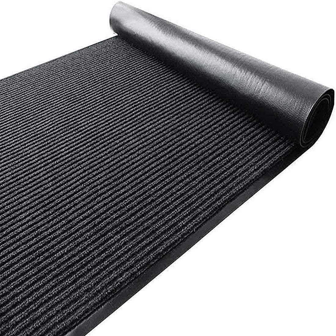 Nisorpa Commercial Grade Door Floor Mat 3′ x 10′ Brush Step Entrance Mat Slip Skid Entrance Mat with PVC Backing Home Office Hotel Corridor Indoor