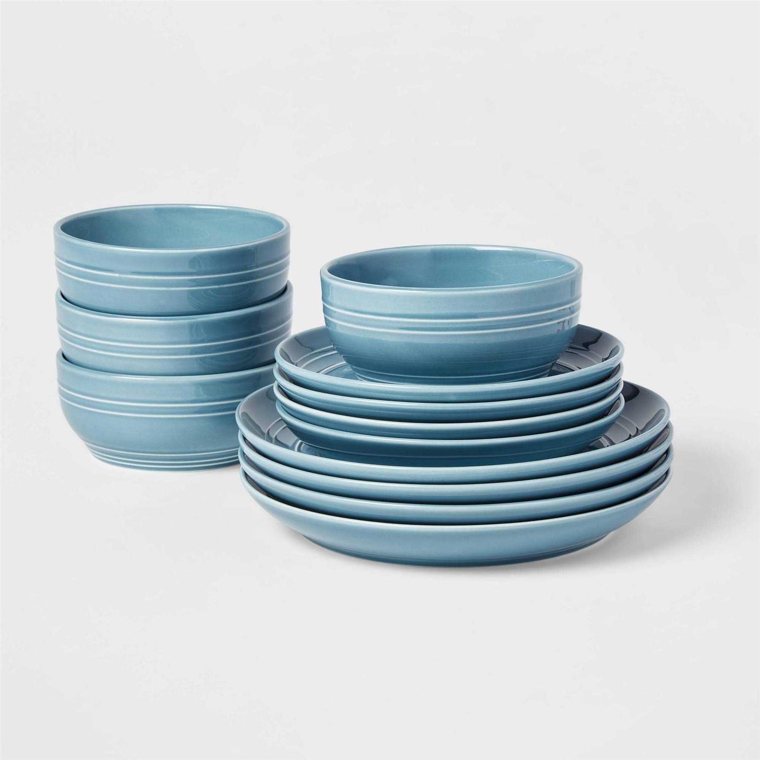 Threshold 12pc Stoneware Westfield Dinnerware Set