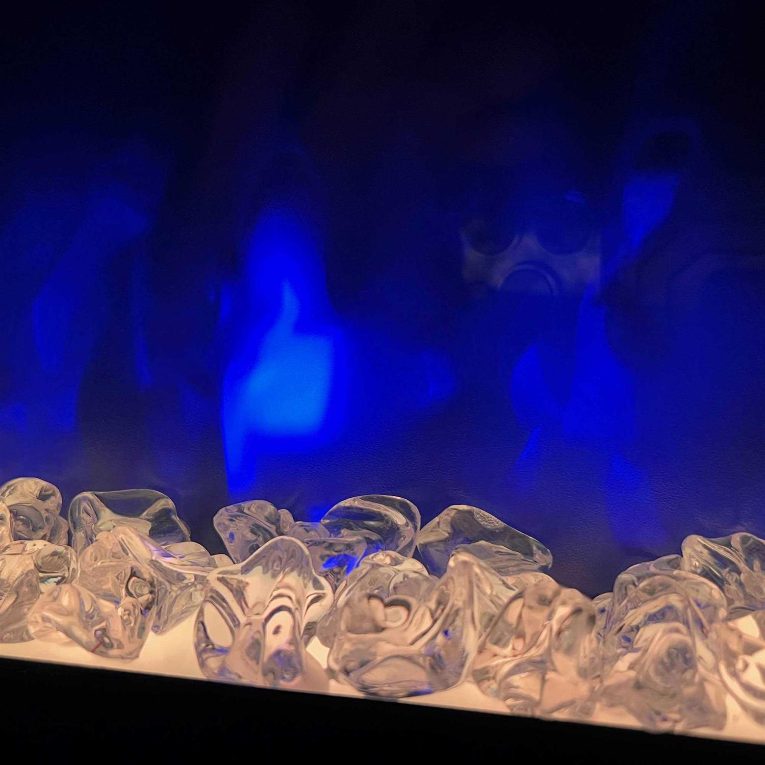 Furrion Greystone 36 Black Steel Fireplace