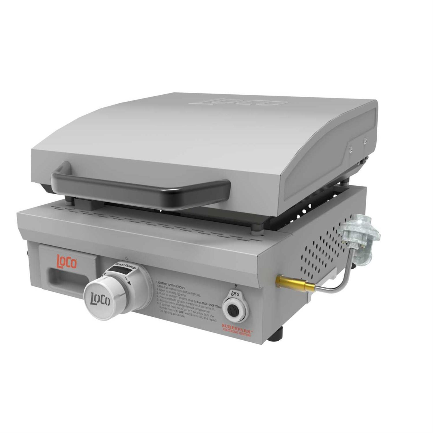 LoCo COOKERS Griddle Chalk 1-Burner Liquid Propane Gas Grill