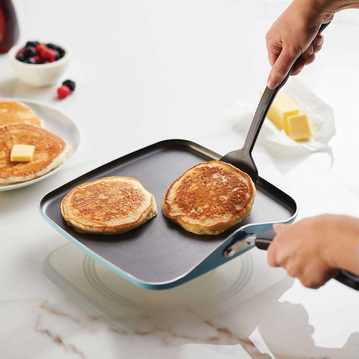 Farberware Cookstart Aluminum DiamondMax Nonstick Square Griddle