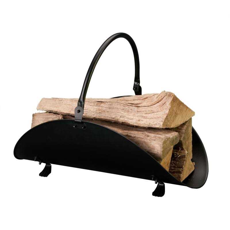 Panacea Products Black Fireplace Log Holder