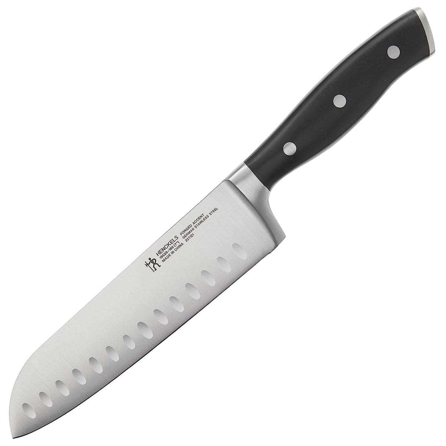 Henckels Forged Accent Hollow Edge Santoku Knife