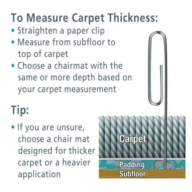 ES Robbins Carpet Chair Mat Pile