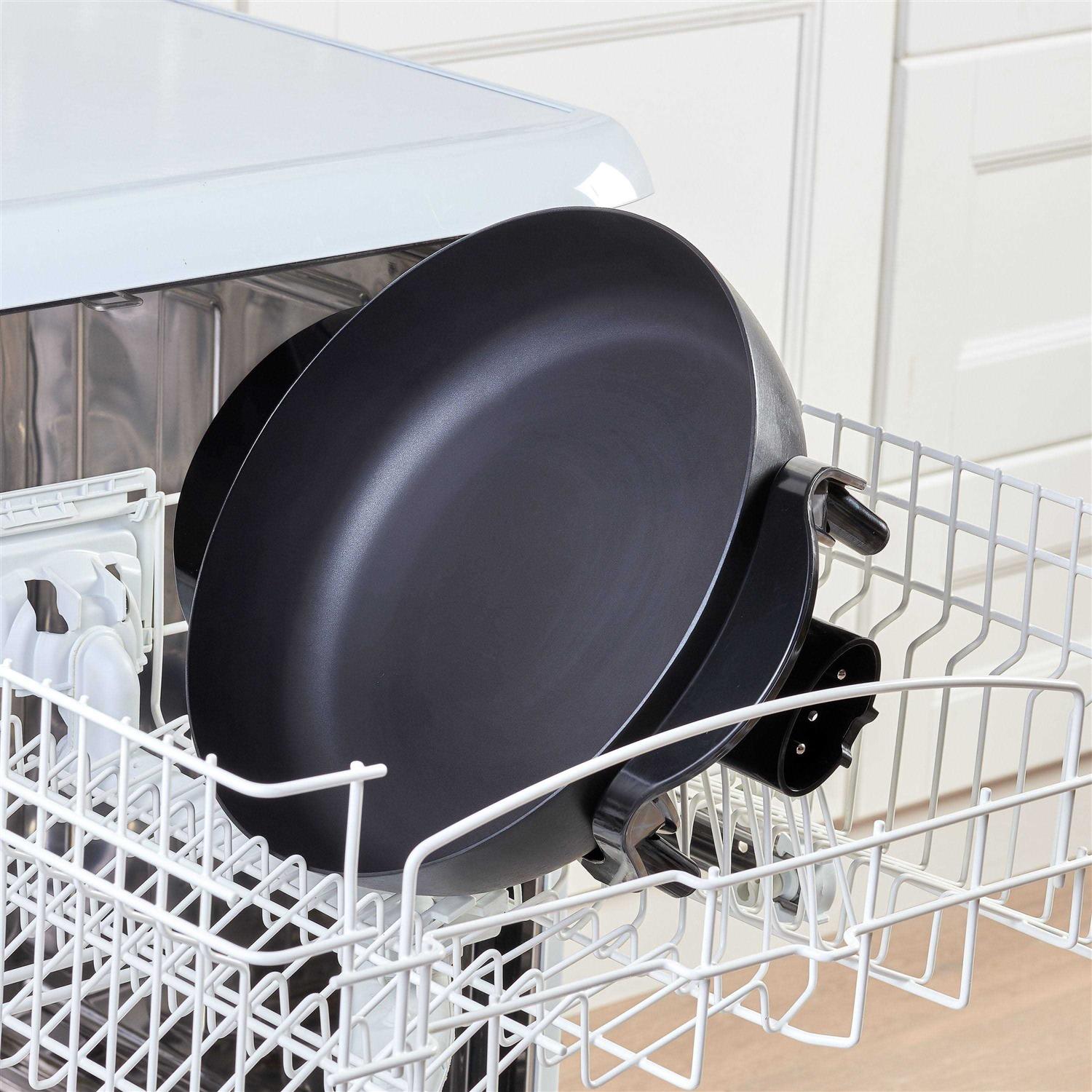 Mainstays Round Nonstick Electric Skillet with Glass Cover