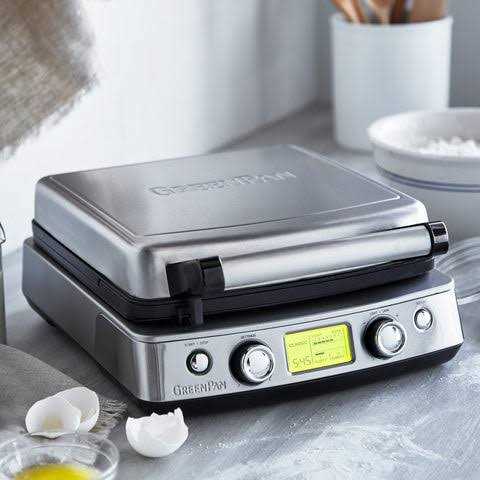 GreenPan Premiere 4-Square Waffle Maker