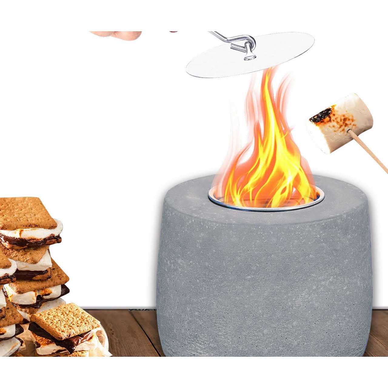 Samsonico Portable Fire Pit Bowl