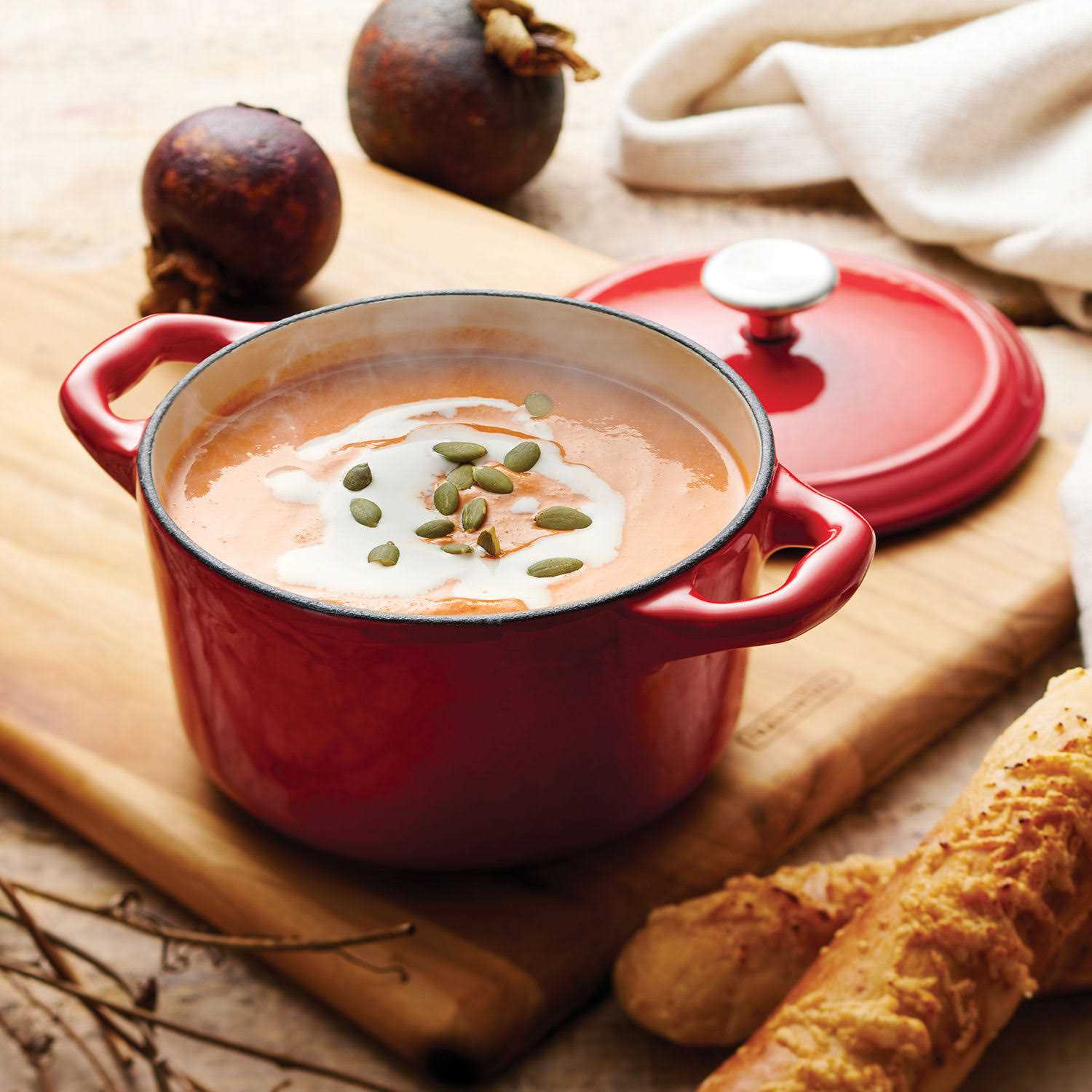 Tramontina Gourmet Enameled Cast Iron 24 oz. Covered Small Cocotte