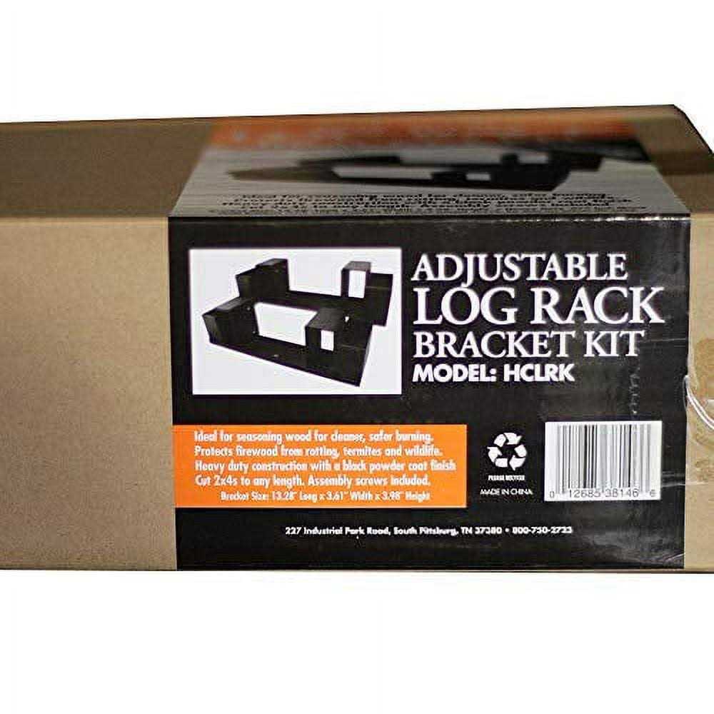 HomComfort Adjustable Log Rack with Adjustable Uprights