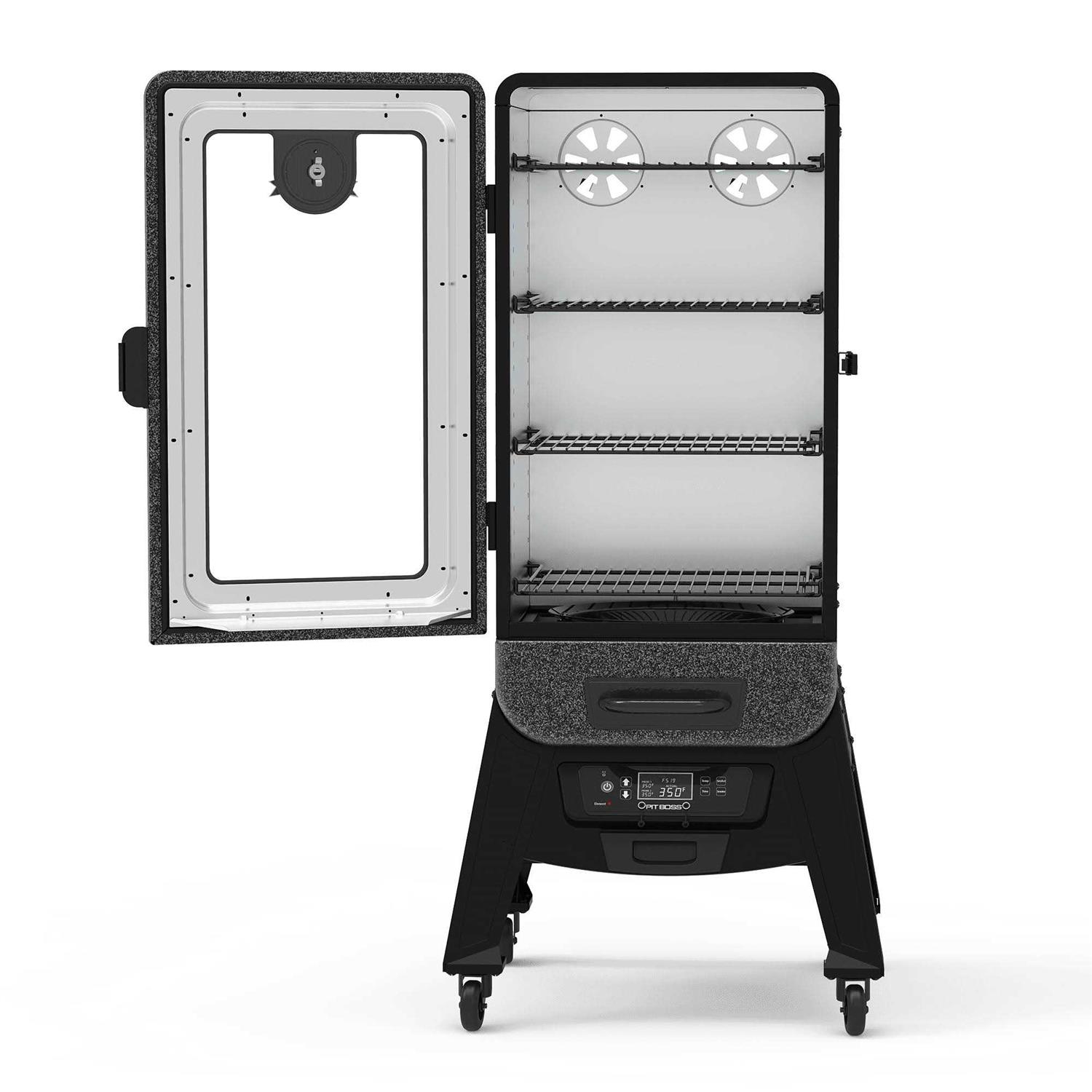 Pit Boss 3 Series Digital Electric Vertical Smoker in Silver Hammertone