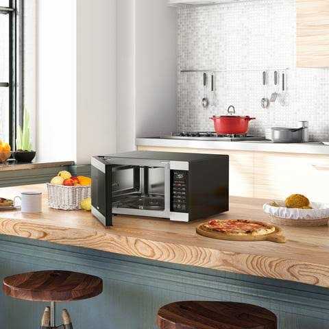 Galanz Stainless Steel Air Fry Microwave Oven With Sensor Cook