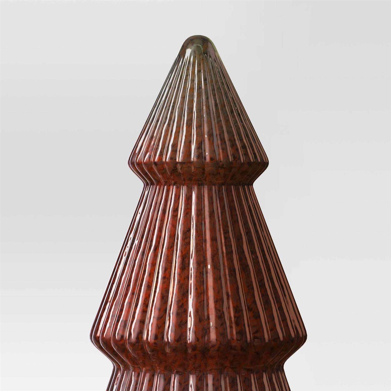 Wondershop 14.75 Battery Operated Lit Glass Christmas Tree Sculpture