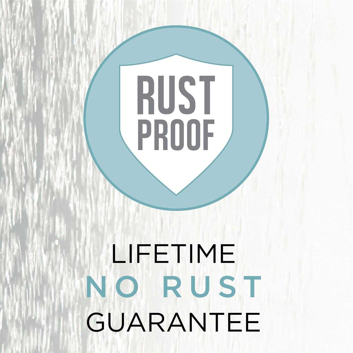 Zenna Home 36602ss Double Shower Rod