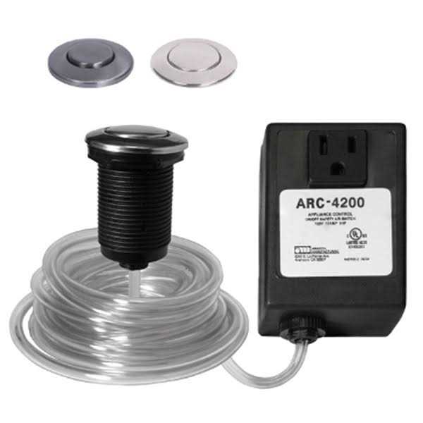 Moen ARC-4200-CH/SN Garbage Disposal Controller Base Unit with Air Switch