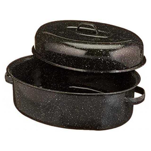 Granite-Ware Oval Covered Roaster