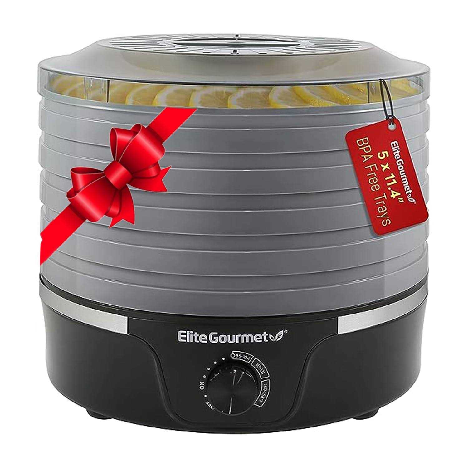 Elite Gourmet Food Dehydrator Adjustable Temperature 5